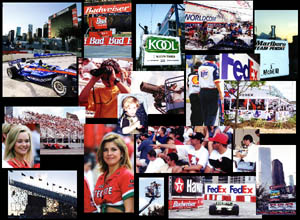 Motor Race Photo Collage